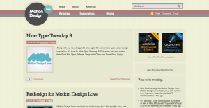 Motion Design Love - Loving Motion Design Around the Web